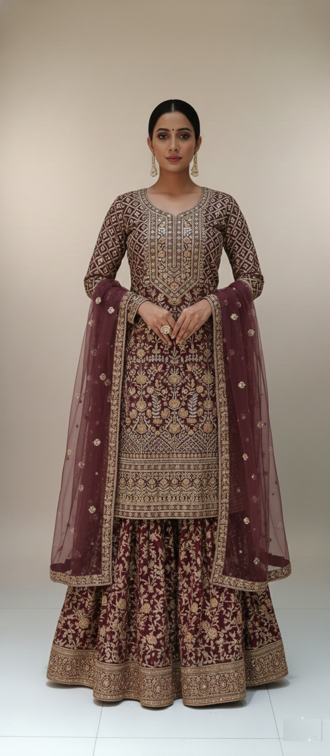 Designer Sharara Suit – Wedding & Festive Wholesale Collection